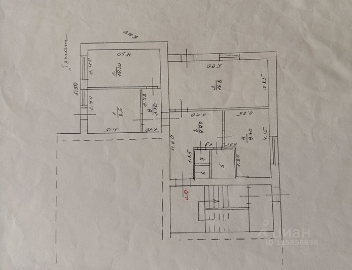 Продажа 3-комнатной квартиры 64 м², 1/3 этаж