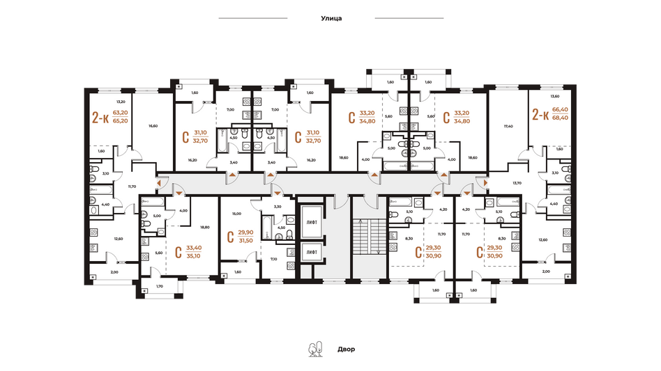 Продажа 1-комнатной квартиры 34,8 м², 4 этаж