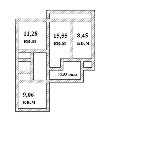 Продажа 3-комнатной квартиры 62,9 м², 10/10 этаж
