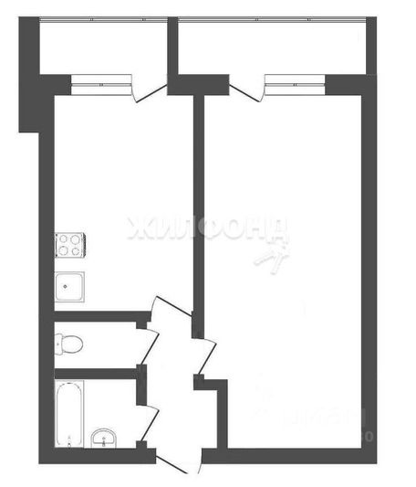 Продажа 1-комнатной квартиры 32,3 м², 5/5 этаж