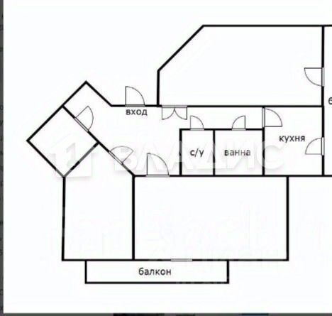 Продажа 3-комнатной квартиры 67,4 м², 5/6 этаж