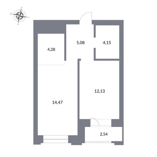 Продажа 2-комнатной квартиры 40,1 м², 18/27 этаж