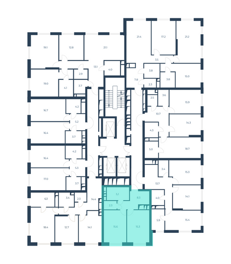 Продажа 1-комнатной квартиры 48,1 м², 10/21 этаж