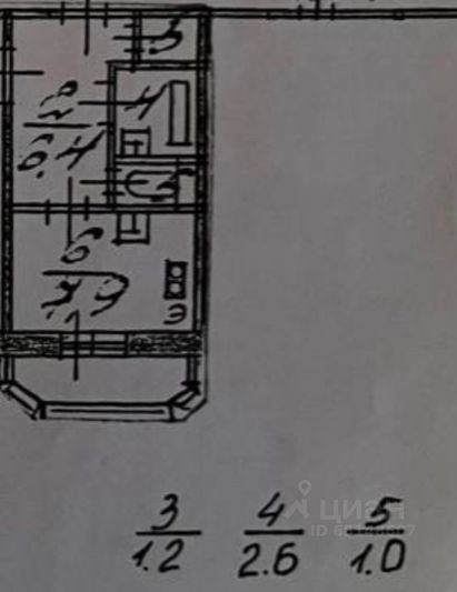 Продажа 1-комнатной квартиры 39,3 м², 5/12 этаж