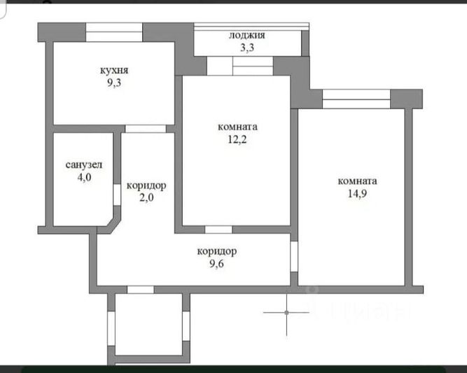 Продажа 2-комнатной квартиры 52 м², 5/10 этаж