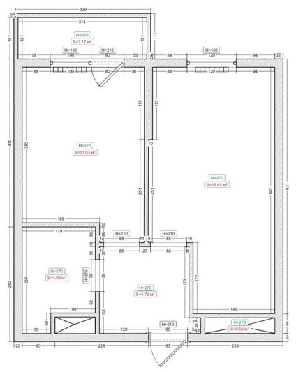 Продажа 1-комнатной квартиры 40 м², 21/25 этаж