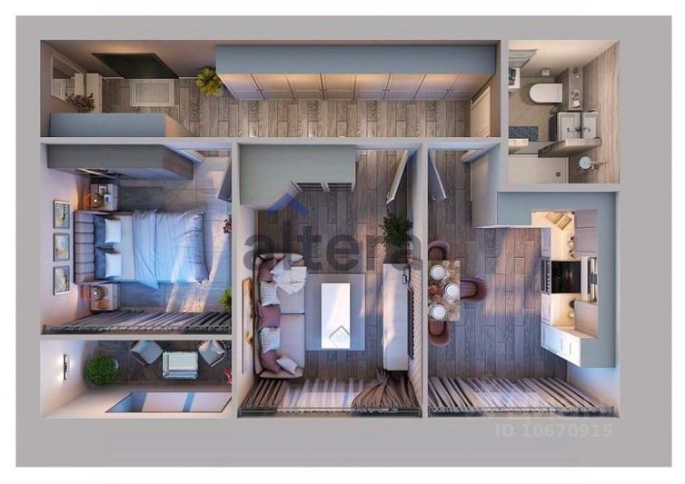 Продажа 2-комнатной квартиры 53 м², 5/10 этаж