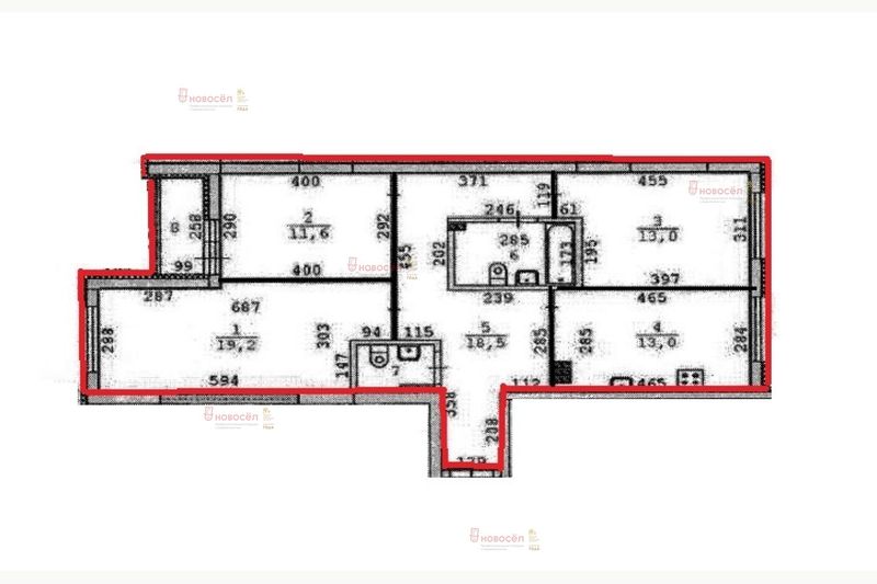 Продажа 3-комнатной квартиры 82,5 м², 3/17 этаж