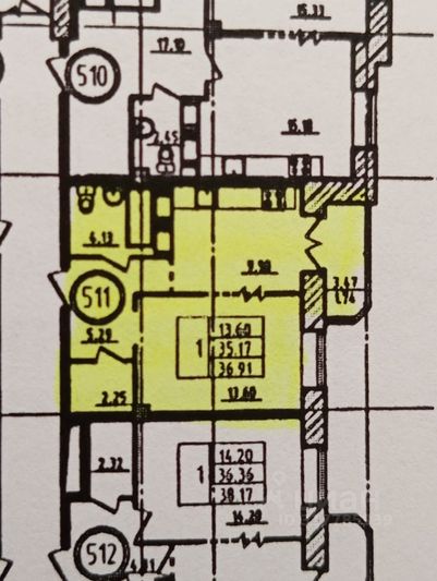 Продажа 1-комнатной квартиры 37,1 м², 16/16 этаж