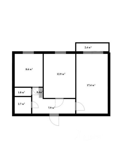 Продажа 2-комнатной квартиры 50,6 м², 10/10 этаж