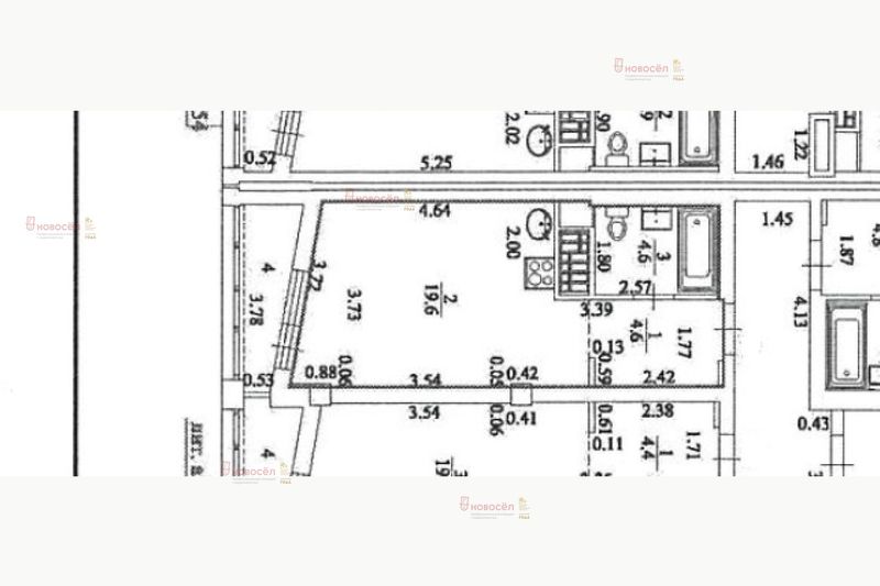 Продажа квартиры-студии 28,8 м², 20/25 этаж