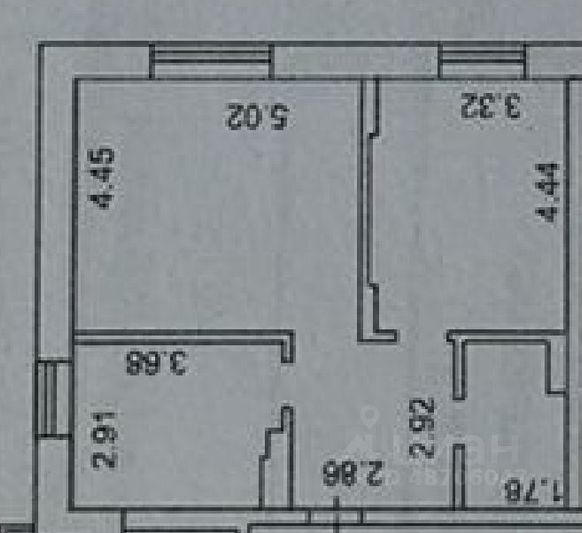 Продажа 2-комнатной квартиры 61 м², 2/19 этаж