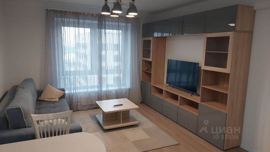 Аренда 1-комнатной квартиры 41 м², 17/17 этаж