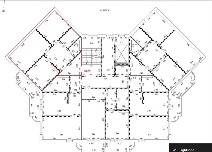 Продажа 2-комнатной квартиры 70,5 м², 6/7 этаж