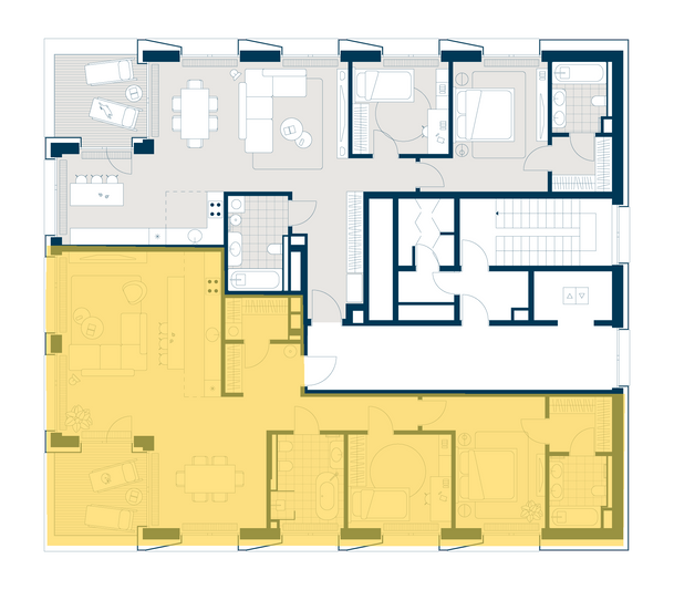 Продажа 3-комнатной квартиры 120,3 м², 2/6 этаж