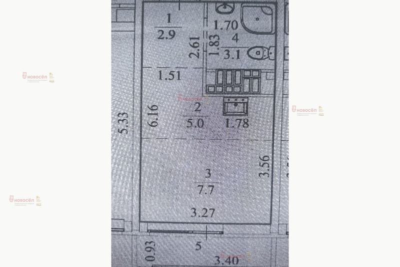 Продажа квартиры-студии 20 м², 11/25 этаж