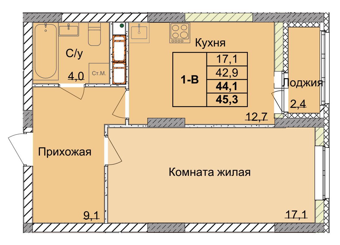 ЖК «Тетра» цены на квартиры от официального застройщика — купить в жилом  комплексе «Тетра» в Нижнем Новгороде: планировки и отзывы на m2.ru