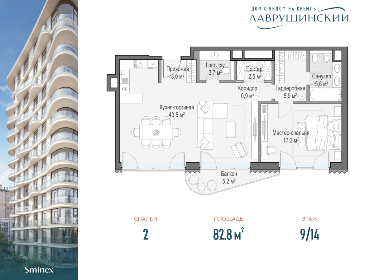 Дом «Лаврушинский» цены на квартиры от официального застройщика — купить в  жилом комплексе «Лаврушинский» в Москве: планировки и отзывы на m2.ru